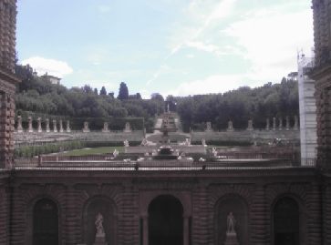 Boboli Gardens from Pitti Palace